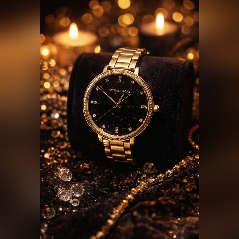 Michael Kors Gold Women Watch - Picture 3 of 16